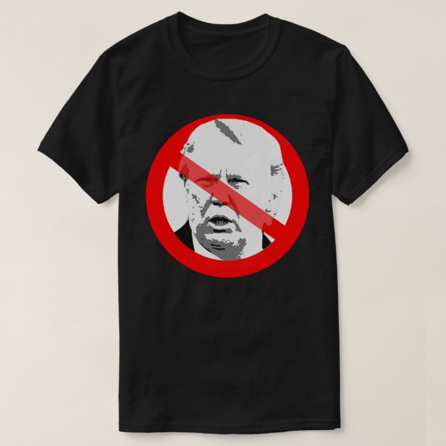 Anti-Donald Trump-Demenz hat das Gesicht überschri T-Shirt (Design vorne)