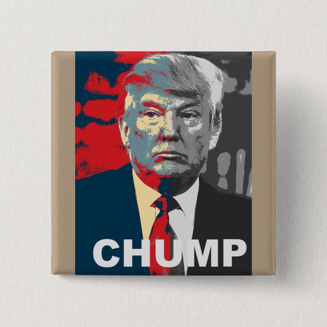 Anti Donald Trump Kampagne | Knopf Button (Vorderseite)