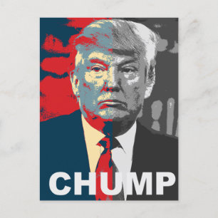Anti Donald Trump Kampagne   Postkarte