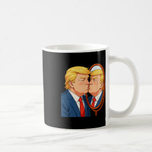 Anti-Donald-Trump-Küssespiegel - Narzissmus-Satire Kaffeetasse