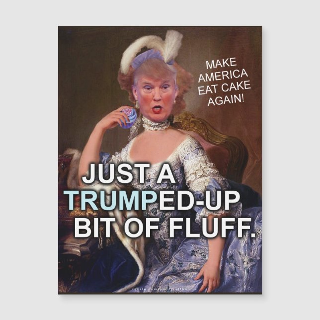 Anti Donald Trump Marie Antoinette 2016 Wahl Magnetkarte (Vorderseite)
