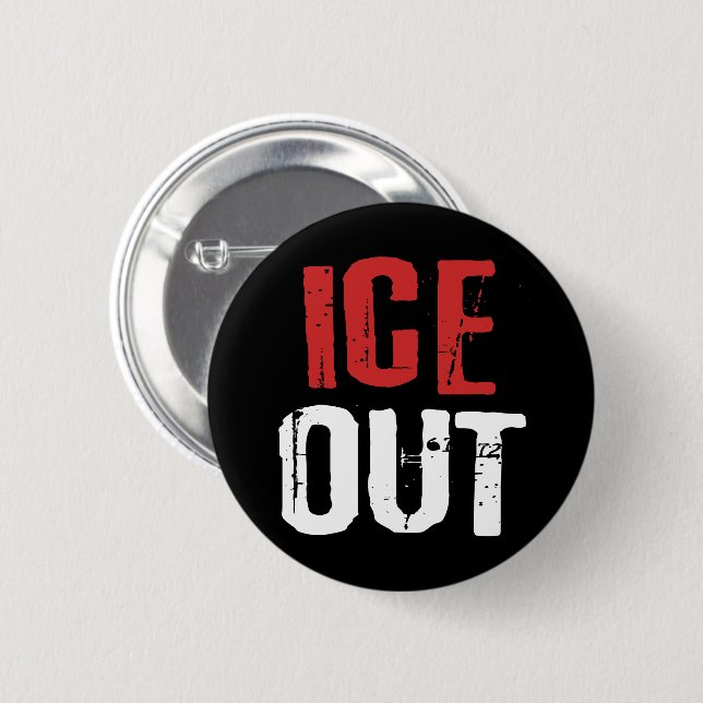 Anti-Einwanderungs- und Zolldurchsetzungs-Protest  Button (Vorne & Hinten)