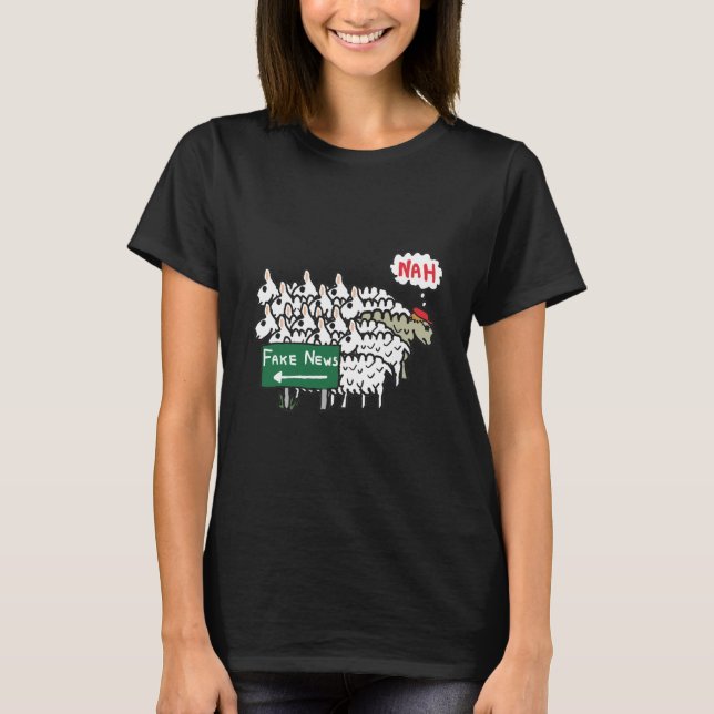 Anti-Fake-News T-Shirt (Vorderseite)