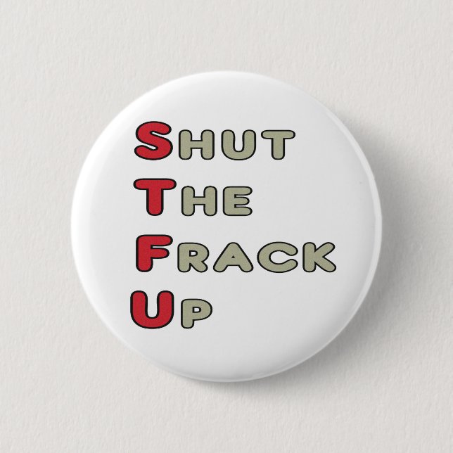 Anti-Fracking Button (Vorderseite)