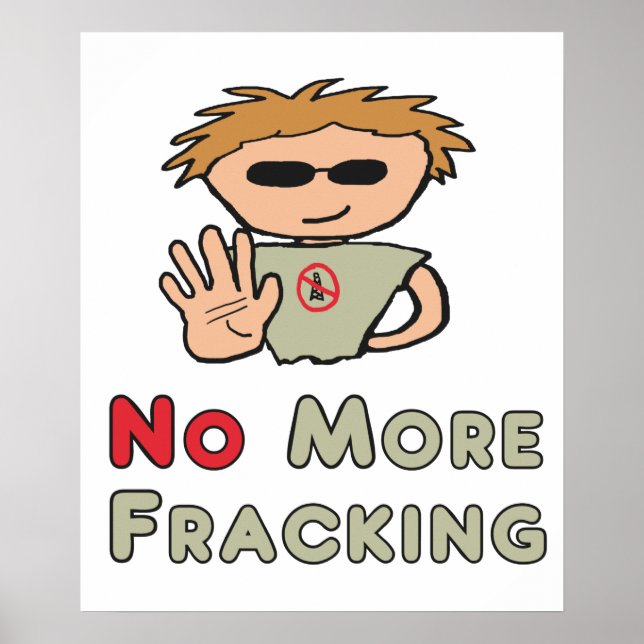 Anti-Fracking Poster (Vorne)