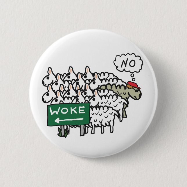Anti Geweckt Button (Vorderseite)