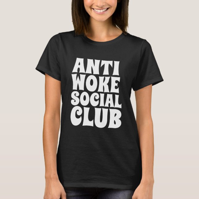 ANTI-GEWECKT T - SHIRT (Vorderseite)