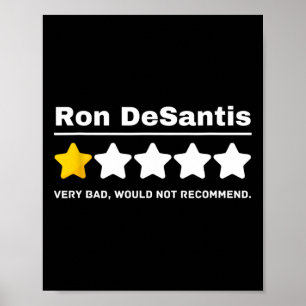 Anti-gop Ron Desantis Politische Humor Witzig Poster