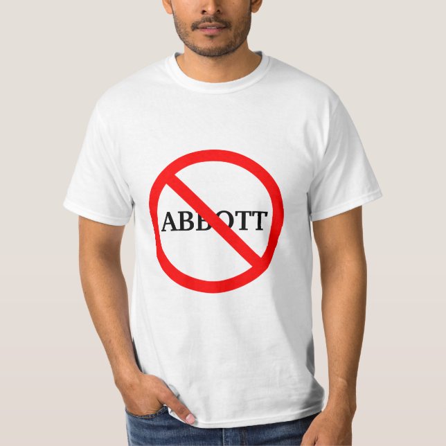 Anti Governor Greg Abbott T - Shirt (Vorderseite)