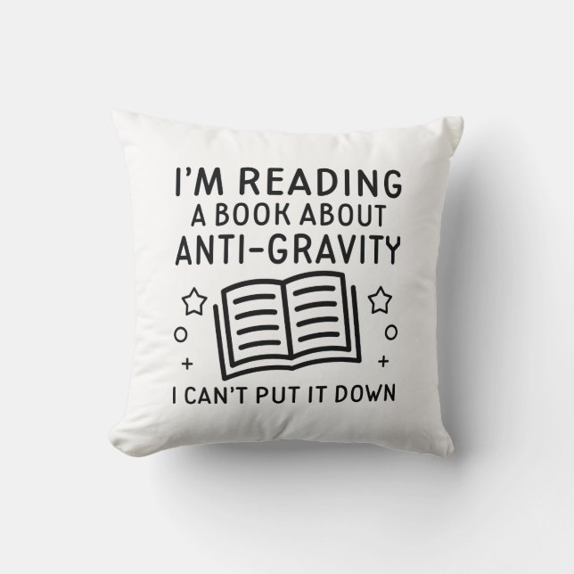 Anti-Gravity Book Kissen (Vorderseite)