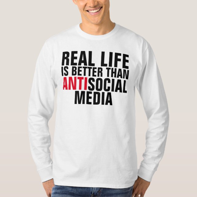 Anti (Hass) Sozialmedium-T - Shirts (Vorderseite)