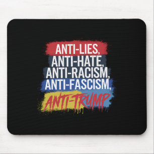 Anti Hate Lies Rassismus Faschismus Widerstand Pro Mousepad