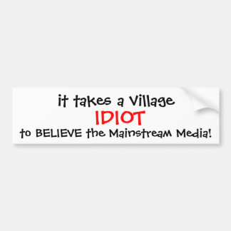 ANTI-HILLARY AUTOAUFKLEBER 2016