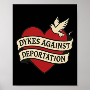 Anti-Ice Deportation Protest Immigration Aktivist Poster