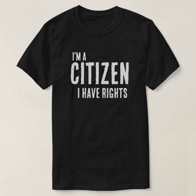 Anti-ICE Ich bin Bürger T-Shirt (Design vorne)