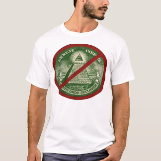 ANTI-ILLUMINATI Linie T - Shirt für Männer