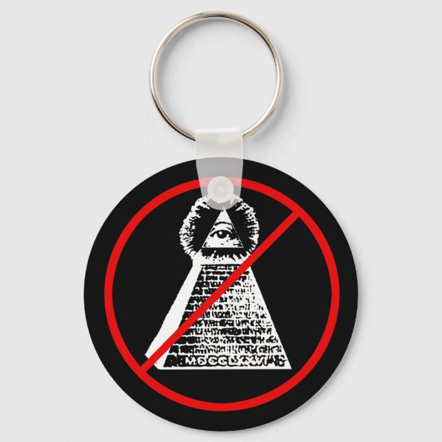 Anti-Illuminati Schlüsselanhänger (Vorderseite)