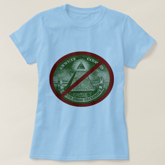 ANTI-ILLUMINATI T - Shirt für Frauen (Design vorne)
