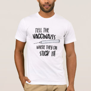 Anti-Impfstoff-Impfstoff-Shirt T-Shirt