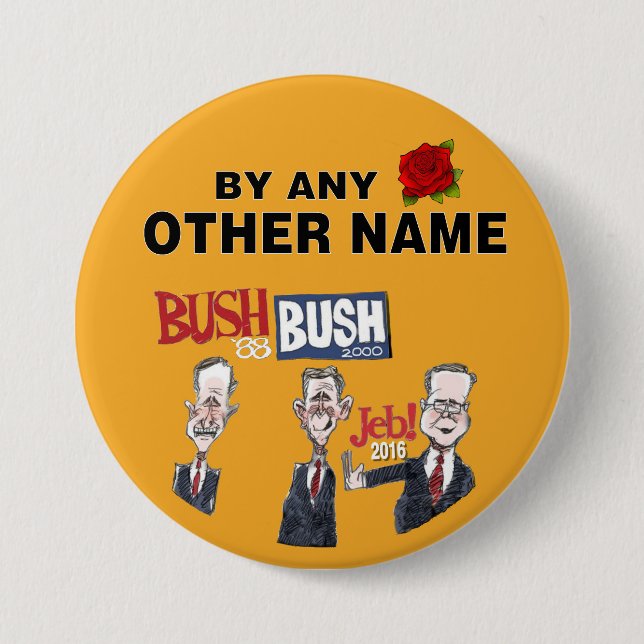 Anti-Jeb Bush 2016 Button (Vorderseite)