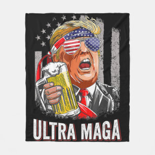 Anti Joe Biden Ultra Maga 4 Fleecedecke