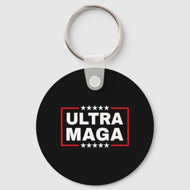 Anti Joe Biden Ultra Maga Schlüsselanhänger (Vorderseite)