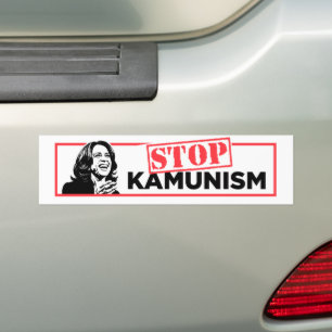Anti-Kamala-Sozialismus Kommunismus stoppen Kamuni Autoaufkleber