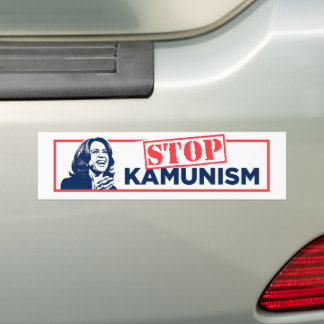 Anti-Kamala-Sozialismus Kommunismus stoppen Kamuni Autoaufkleber