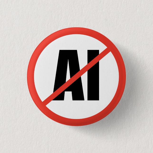 Anti-KI Button (Vorderseite)