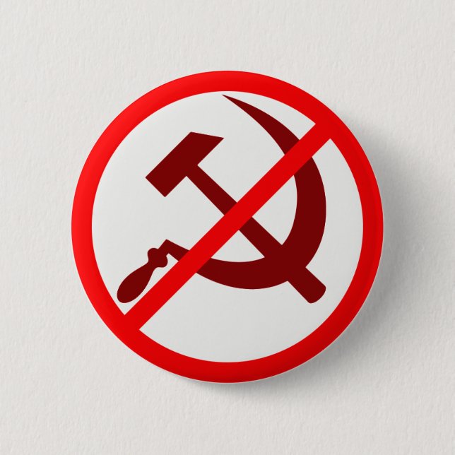 Anti-Kommunistisch Button (Vorderseite)