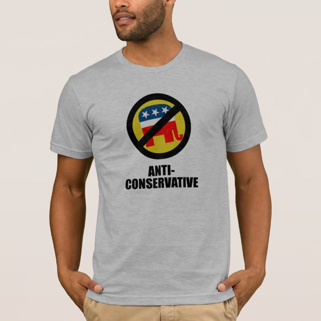 Anti-Konservativ T-Shirt (Vorderseite)