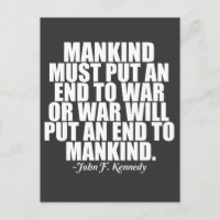 Anti-Kriegs-JFK-Zitat Politisch