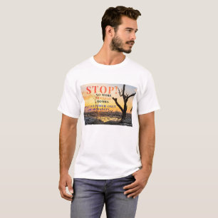 Anti-Kriegs-Slogan-T-Shirt T-Shirt
