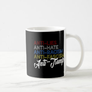 Anti Lies Anti Hate Anti Rassismus Antifaschismus  Kaffeetasse