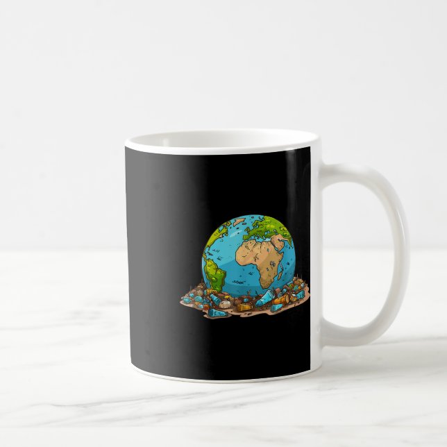 Anti Liting No Environment Environmental Protec Kaffeetasse (Rechts)