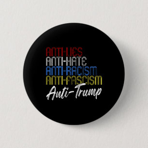 Anti-Lügen Anti-Hass Anti-Rassismus Anti-Faschismu Button