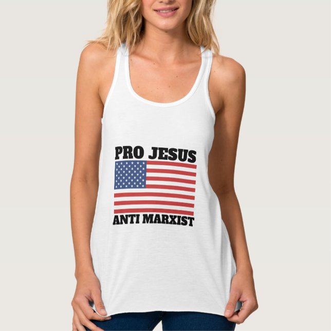 ANTI-MARXISTE - T-SHIRTS PRO-JÉSUS (Devant)
