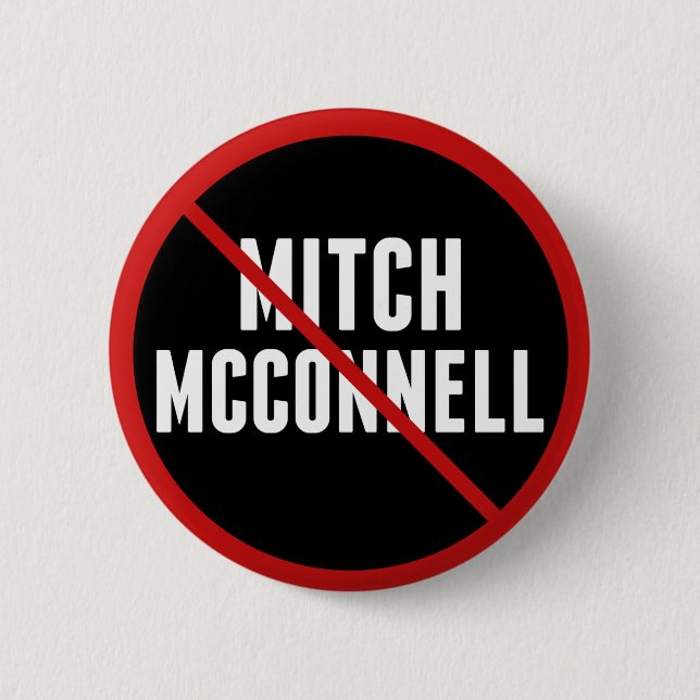 Anti Mitch McConnell Button (Vorderseite)