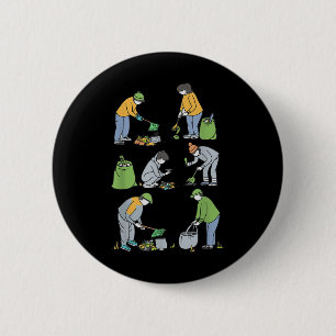 Anti-Müll Keine Umwelt Umweltschutz Button
