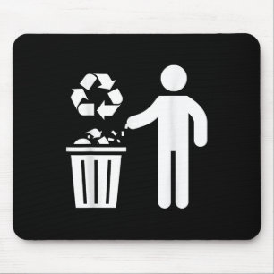 Anti-Müll Keine Umwelt Umweltschutz Mousepad
