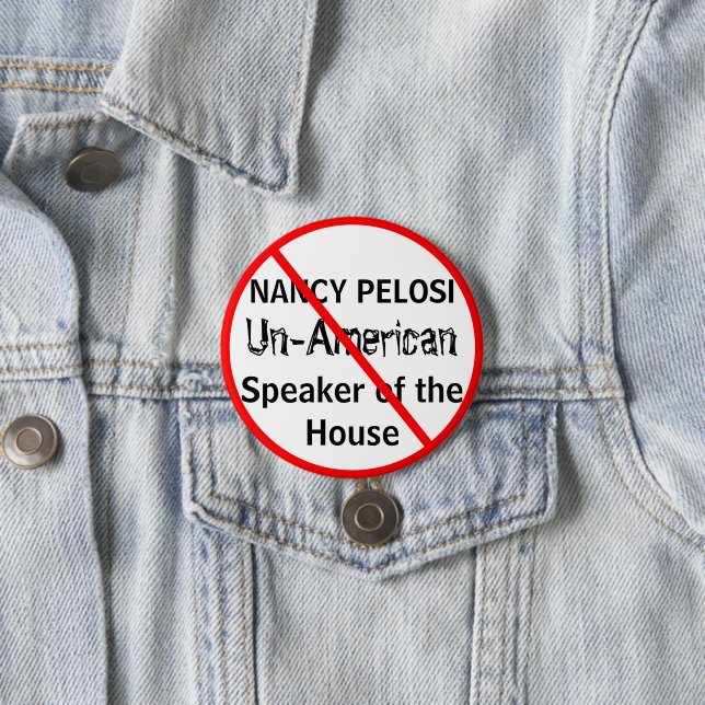 Anti-Nancy Pelosi Lautsprecher des Hauses Button (Beispiel)