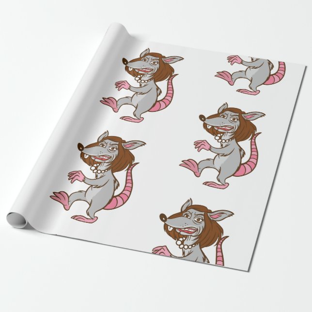 Anti-Nancy Pelosi-Ratte lustig Geschenkpapier (Ungerollt)