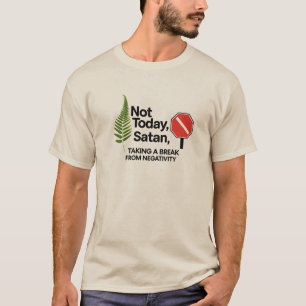 Anti-Negativitäts-Statement-T-Shirt T-Shirt