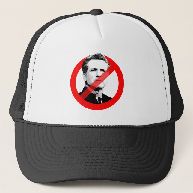 ANTI NEWSOM TRUCKERKAPPE (Vorderseite)