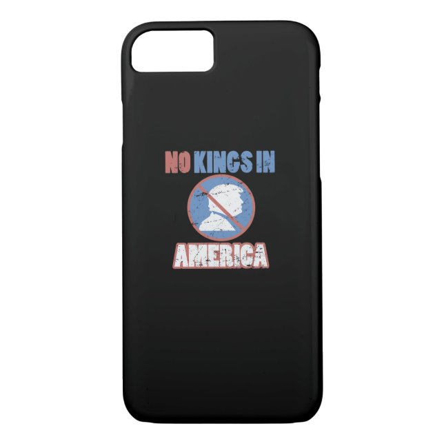 Anti- No Kings In America Classic Case-Mate iPhone Hülle (Rückseite)