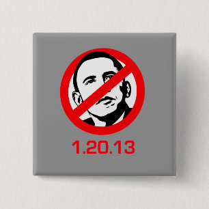 Anti-Obama - 1.20.13 Button