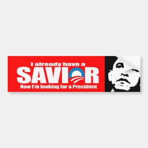 Anti-Obama - aleady I haben einen Retter Autoaufkleber