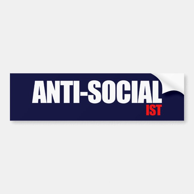 Anti-Obama - Anti-Sozialistisch Autoaufkleber (Vorne)