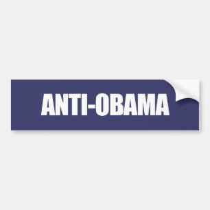 Anti-Obama- - AntiObamaweiß Autoaufkleber