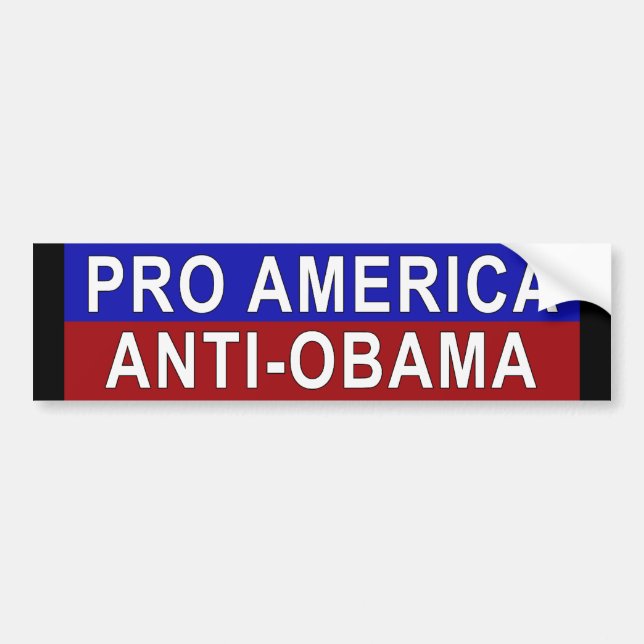 Anti-Obama-Autoaufkleber Autoaufkleber (Vorne)